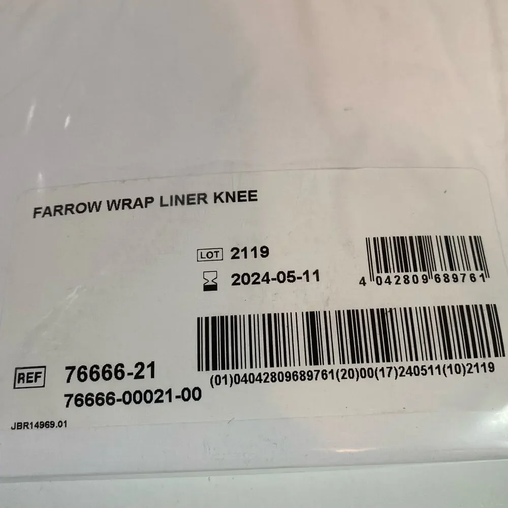 Jobst Farrow Wrap Liner Knee High Sock Non Compressive Liner 76666-21 Tan